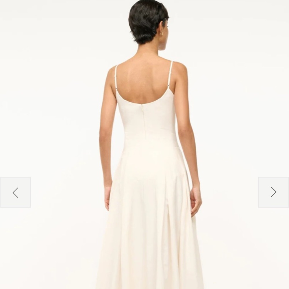 STAUD JOY MAXI DRESS IVORY - Picture 3 of 4